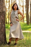 Жіноче плаття-оберіг з натурального льону, фото №2