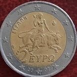 Греція 2 євро 2002 Мітка монетного двору "S" - Хельсінкі-Вантаа Фінляндія (Suomi), photo number 2