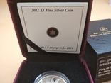 Камінь народження 2011 - Камені народження - Діамант. Срібна монета в капсулі і футлярі., фото №4