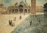Італійський маляр поч.ХХст. Piazza San Marco, фото №2