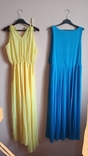 Парні сукні синьо-жовті, фото №3