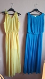 Парні сукні синьо-жовті, фото №2