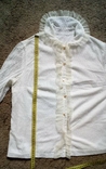 Блузка женская гипюровая с подкладкой 60- 70 года СССР, фото №6