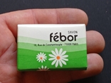 Hotel toilet soap Febor (France, weight 15 grams), photo number 3