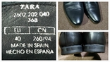 Мужские туфли ZARA men. Испания ( p 40 / 28 cм ), photo number 5