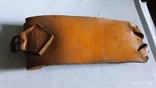 Leather goddin belt. With the inscription wristband 1980. Sort-1..., photo number 3