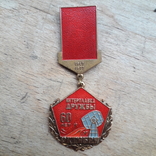 Медаль Интерплавка дружбы 60 лет 1917 - 1977, фото №6