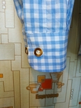 Сорочка синя клітка GRARHTEN вишивка коттон р-р М (відмінний стан), numer zdjęcia 6