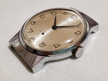 Zim watch in chrome-plated case, mechanical, 15 jewels, silver dial USSR., photo number 4