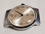 Zim watch in chrome-plated case, mechanical, 15 jewels, silver dial USSR., photo number 5