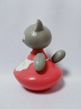 Целулоїдний стакан мама кішка кухар ціна марка СРСР целулоїдна іграшка 18см, фото №7