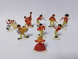 Фигурка Ссср набор полный комплект музыканты стиляги джаз бэнд 1966-68 год игрушки Сс, фото №2