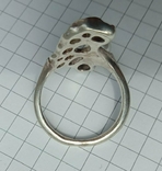 Кольцо с жемчугом. Серебро 925 тризуб + бонус, фото №6