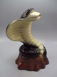 Piggy bank, ceramics, figure, snake, cobra, height 26 cm, photo number 8