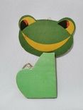 Garland of the USSR voluminous paper Christmas tree toy new year decoration Christmas tree frog, photo number 4