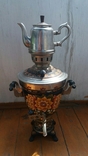 Hand-painted samovar and teapot. USSR, photo number 2