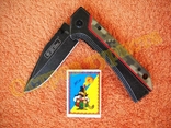 Нож складной CM 357 клипса рукоять микарта пиксель, фото №6