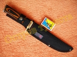 Нож охотничий крепкий Columbia G36 с ножнами, фото №7