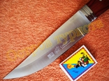 Нож охотничий тактический Columbia XF 82 деревянная рукоять, фото №7