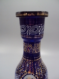Кальянна колба або ваза кобальтова Іранський король Шах Реза Пехлеві кобальтова картина 26 см, фото №6