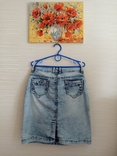 Красивая стильная джинсовая женская юбка джинс, фото №7