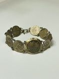 Silver coin bracelet, photo number 2