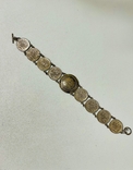 Silver coin bracelet, photo number 3