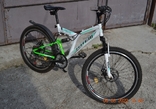 Велосипед подростковый двухподвесный горный спортивный Totem Spirit AMT mountain bike 24, photo number 11