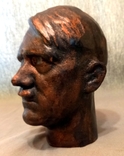 Bust of Adolf Hitler Metal Iron / Before Washing Was Stamp 1944 Photo No. 9, photo number 2