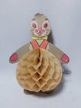 Garland of the USSR voluminous paper Christmas tree toy new year decoration Christmas tree, photo number 2