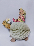 Garland of the USSR voluminous paper Christmas tree toy New Year decoration Christmas tree Pinocchio, photo number 2