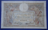 Франция 100 франков 1938, фото №2