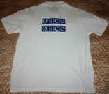 Тенниска белая ОБСЕ (размер "S") Valento.,оригинал 100%, фото №5