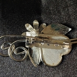 Vintage brooch in the form of a flower, Germany, photo number 11
