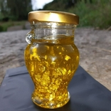 Подарок для настоящего гурмана:Масло оливковое с золотом 23К. Е - 175., фото №2