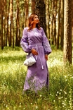 Витончена сукня лавандового відтінку з ніжною вишивкою, фото №7