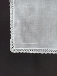 Носова хустка №1 -л 11 носовик біла з мережевом, фото №7