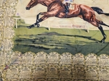 Vintage silk scarf winners derby 1950 galcador by Juliet McLeod, photo number 4