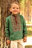 Дитяча вишиванка для хлопчика з натурального льону, photo number 3