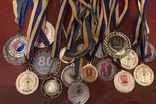Медали спортивные ,Марафон ,разные Страны 37 шт., фото №2