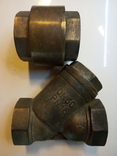 Фильтр сетчатый ДУ 50 с обратным клапаном, photo number 2