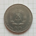 Германия 20 марок 1972 год ГДР "Вильгельм Пик", photo number 3