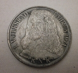 Настільна медаль чи накладка 1 Volksrad Fahren 1971 RNR., фото №3