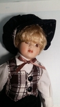 Авторская Кукла Германия 1980х годов Фарфор 33 см, фото №3