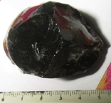Красивый черный камень, фото №5