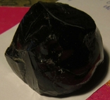 Красивый черный камень, фото №6