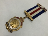 Медаль масонська 25 років на троні королеви Єлизавети II Великобританія, фото №3