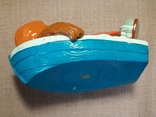 Игрушка резиновая пищалка 12 см В лодке с полотенцем The Jim Henson Америка 1999 г, фото №8