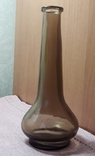 Бутылочка аптечная или парфюмерный флакон 14 см , коричневое стекло, фото №5
