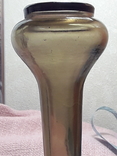 Бутылочка аптечная или парфюмерный флакон 14 см , коричневое стекло, фото №3